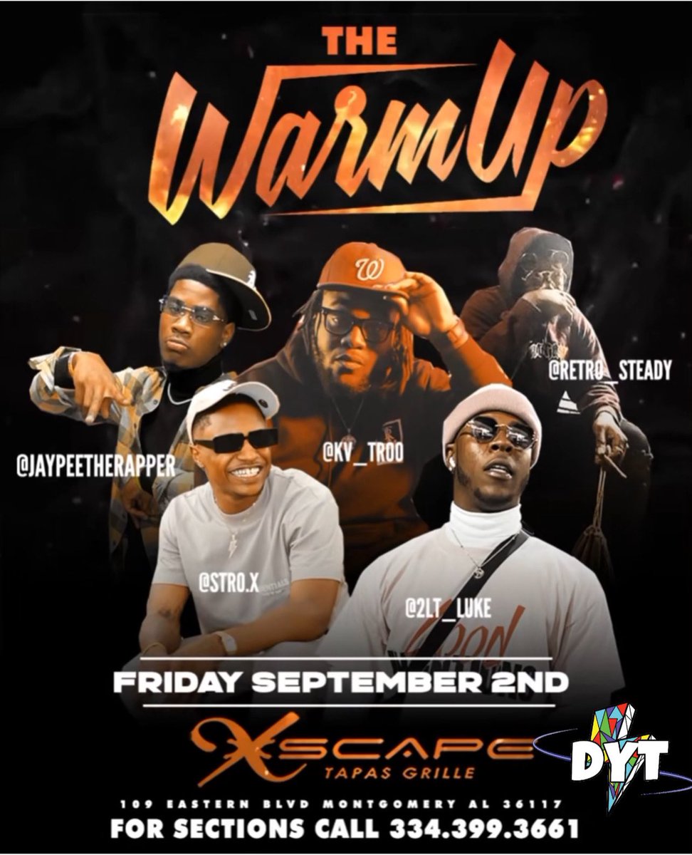 DoYaThangENT's tweet photo. 🚨 BACK2️⃣BACK 🚨

The Moves for LDC Weekend. 🎬

The Warm Up 🔥

All Star Line Up 🌟
Club Xscape 📍
September 2nd ⏳

No Access 2️⃣⚡️

Sept 3rd ⏳🚨

HMF x DYT ♾️⚡️

DM us For Tickets &amp; Sections 🎫

*TAG A FRIEND OR 3*

#myasu #bamastate #miles #troyu #skegee #myaum It’s Lit!😈 https://t.co/OLo9HOgQnV