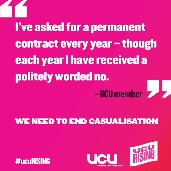 Vote YES from 7 September to end casualisation

#ucuRISING