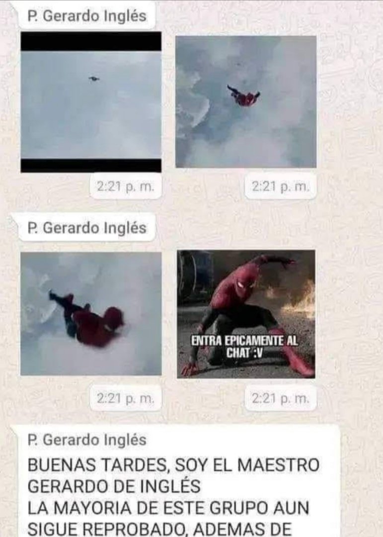 Mortainfame's tweet photo. Pq pierden con un profe así
#shitpost #humor https://t.co/BlW7p8fKST