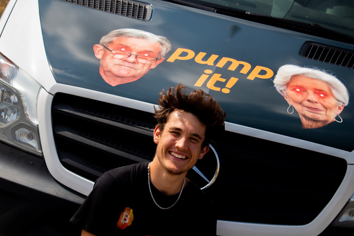 P_Breuninger's tweet photo. This is the #1bitcoinvan #bitcoin #vanlife #vegan @unge soon Madeira ?? :D  This is the Craziest Project I've ever done im so happy to share this now and im looking forward for the Future https://t.co/qFYXI6mJYy