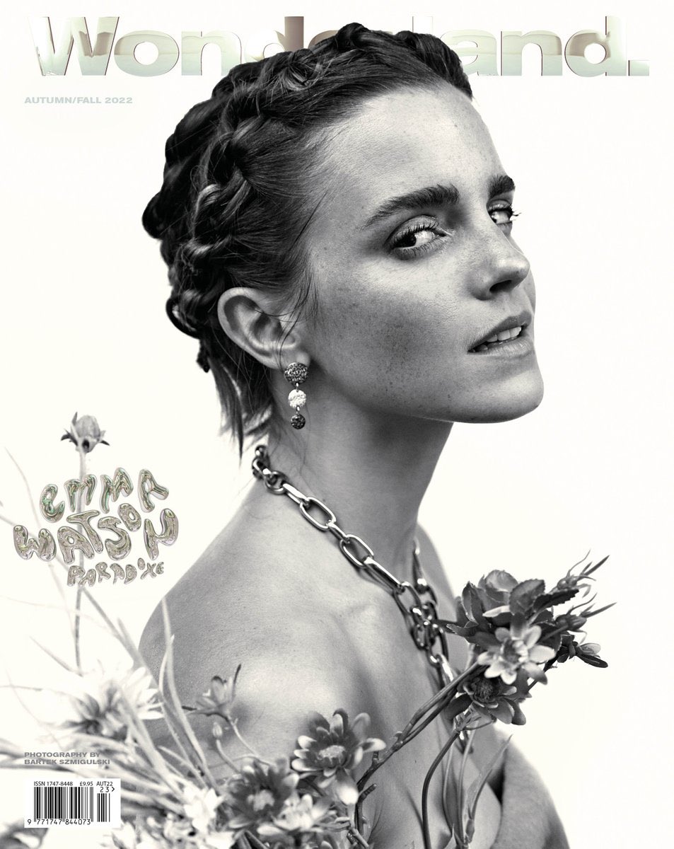 FilmUpdates's tweet photo. Emma Watson covers the latest issue of Wonderland https://t.co/6nHENSoMTo