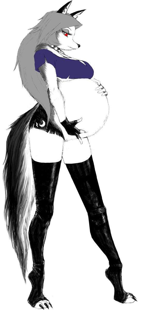 足から下は加筆の必要があるか迷いつつ、あった方がいいかなと思って、線画を奇麗にしつつ描き足しておりました。
I was not sure if I needed to add the legs and below, but I thought it would be better to have them, so I added them while making the line drawings look better. 