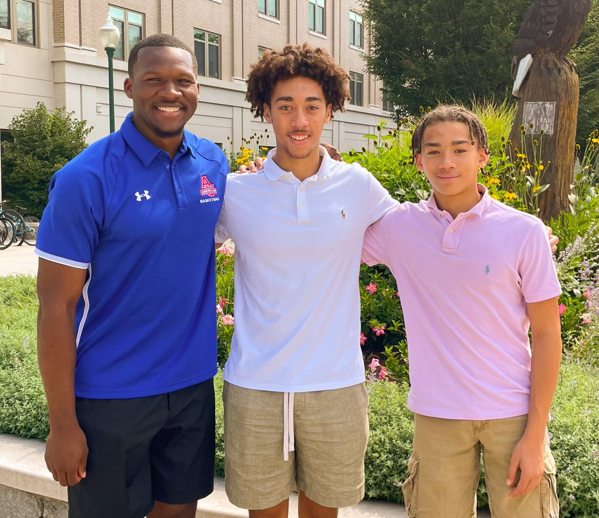 JacksonBleecker's tweet photo. Had a great time at American University! Thanks @CoachJJones55 for showing me and my family around campus, it was a great experience. https://t.co/y37rAzfrfY