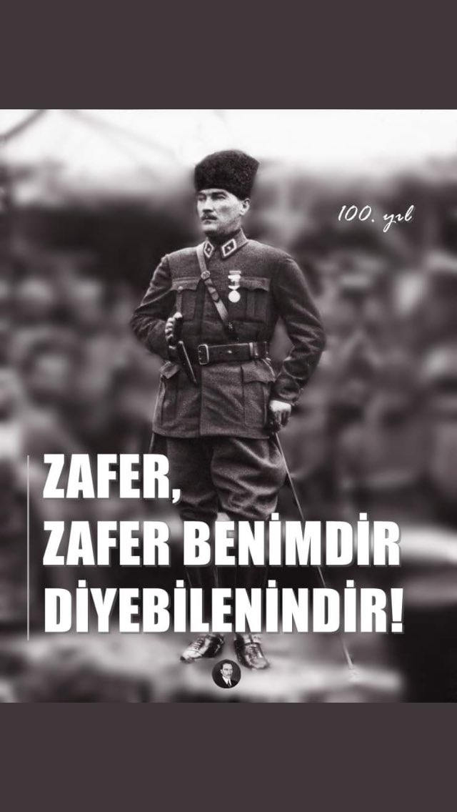 duygulanmak's tweet photo. Bu gün bu Zafer kazanıldığında şöyle dedi büyük kumandan Mustafa Kemal Atatürk; "ordular ilk hedefiniz Akdeniz'dir! ileri! "
ve Yunanlıları 9 Eylül günü İzmir de denize dökecek olan o kovalamaca başladı.. 

#ZaferinAdı30Ağustos 🇹🇷 https://t.co/2C9Jnnm5jc