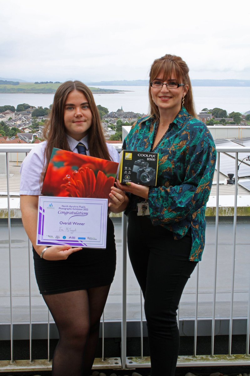 LargsAcademy's tweet photo. Congrats Higher Photography who exhibited at the Barony Centre's Exhibition and were awarded with various certificates acknowledging the excellent digital imagery they created. A special congratulations to Eva McTaggart who was awarded overall winner in the Authority! https://t.co/yGTeV0BMLT