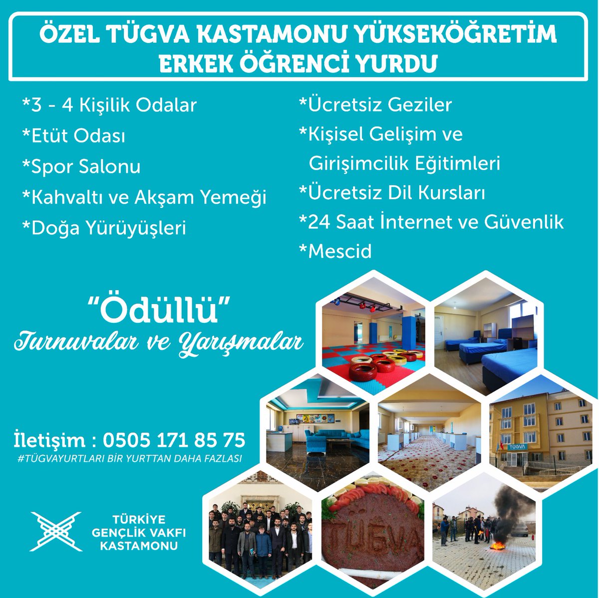 Tügva Kastamonu erkek öğrenci yurdumuz gençlerimizin hizmetinde.💪
Yeni dönemin başlangıcı ile Kastamonu üniversitesini kazanan öğrencilerimiz için kayıtlarımız başlamıştır.👍🏻
#Tügva
#Kastamonu
#Tügvayurtları