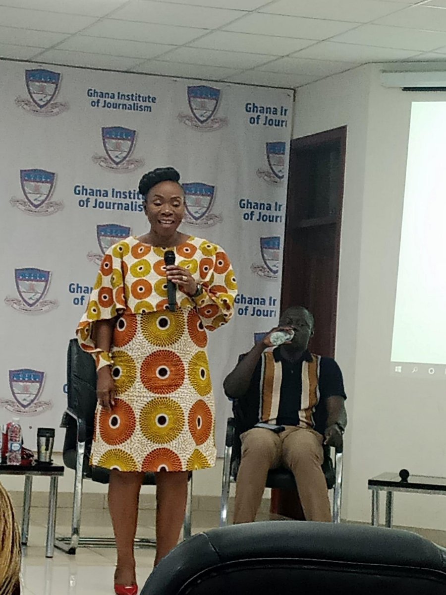 iamrjay12's tweet photo. As part of SRC week celebration,GIJ alumni’s come home to tell their success story and encourage students to take up more entrepreneurial opportunities than looking for white color jobs.@TDzineku @kodwoboateng https://t.co/IpllO5Ohoj