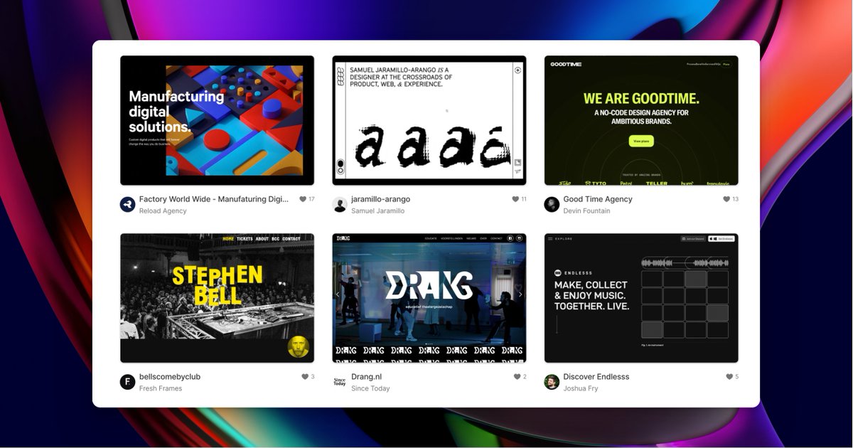 rlyupthere's tweet photo. I spy @devinsfountain and @goodtimeagency on the @webflow popular page! 

https://t.co/UTXCOKiaCh https://t.co/kSe3a1dPM6
