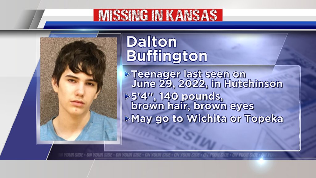 Please, RT: Teen Dalton Buffington was last seen 2 months ago today, as shared on <a href="/KAKENews/">KAKE News</a> &amp; <a href="/MissingInKansas/">Missing in Kansas</a>, Let's help find him safe! bit.ly/3PY2An5 

#MissingInKS #KAKENews <a href="/Netflix/">Netflix</a> <a href="/primevideo/">Prime Video</a> <a href="/hulu/">Hulu</a> <a href="/discoveryplus/">discovery+</a> <a href="/TheJusticeDept/">U.S. Department of Justice</a> <a href="/aetv/">A&E</a> @MissingKidsCEO <a href="/HutchPD/">Hutchinson Police</a>