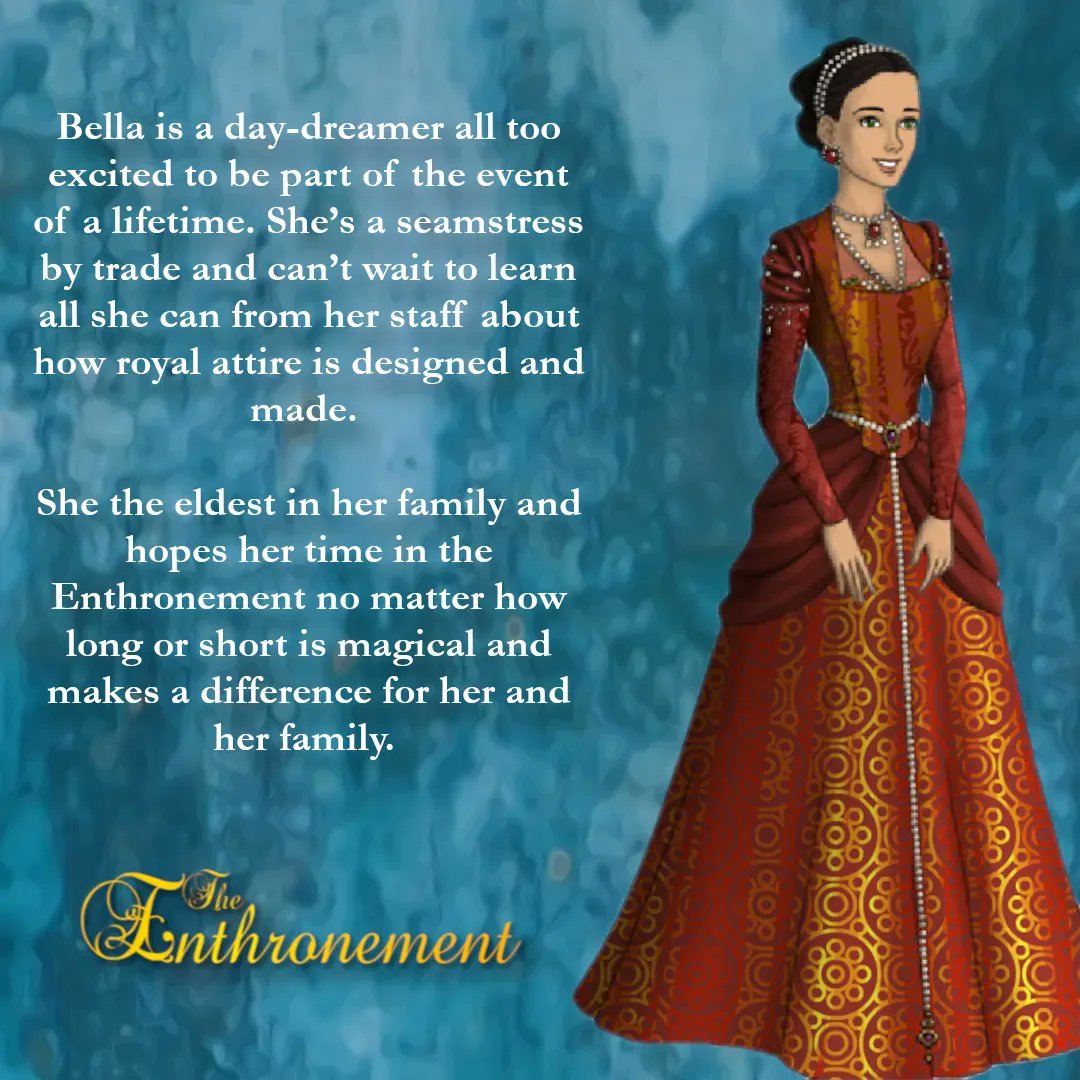CharityMaeWrits's tweet photo. #characterdesign Meet Bella Chosen 8/50 in #theenthronementseries
Pre-Order: https://t.co/Tc9dg05Z8D 
#characterfeature #princesses #yabooks #yafanatasy #yafantasyromance https://t.co/B52DQTjqwQ