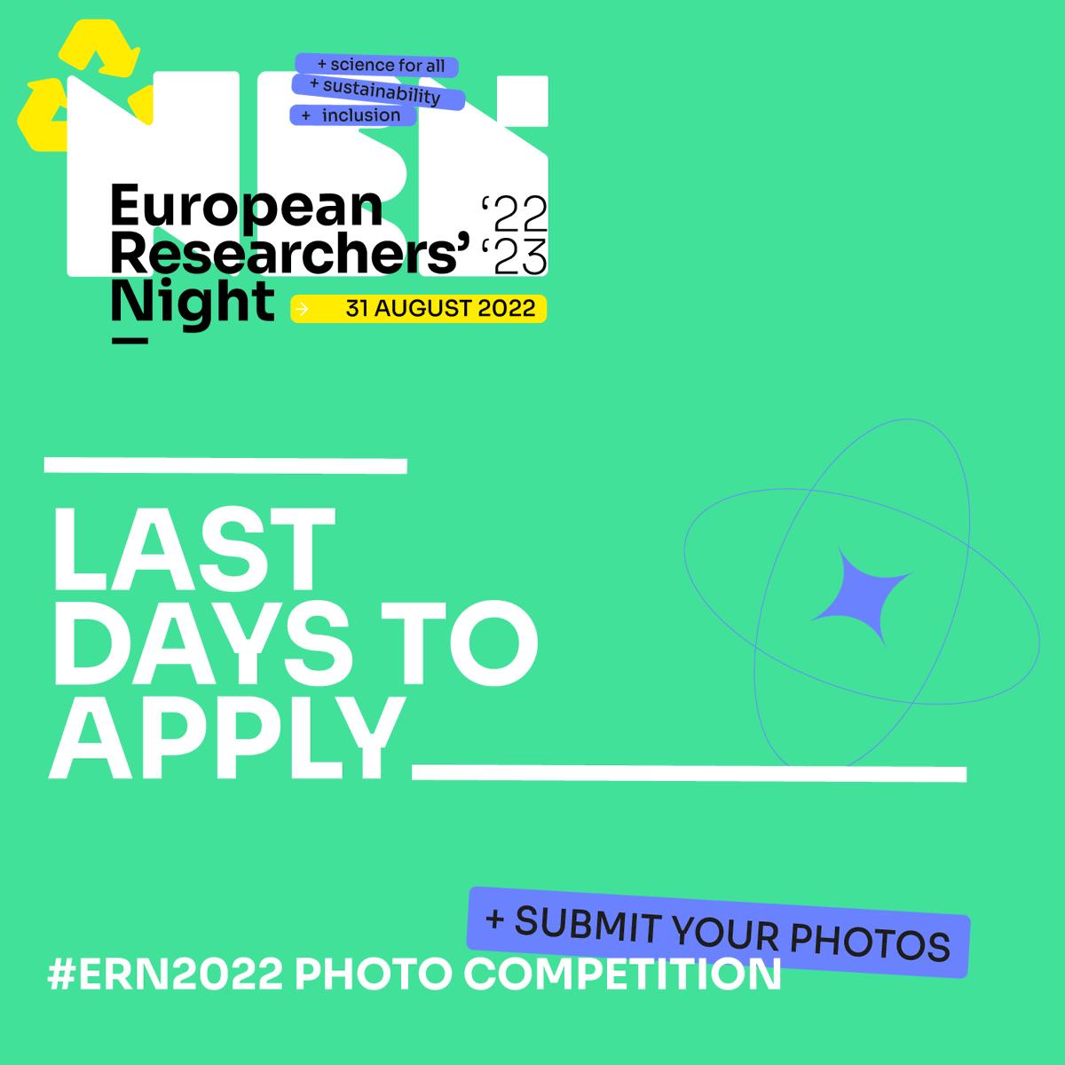 INLnano's tweet photo. + #ERN2022 ##photocompetition2022 is here. These are the last days to apply. Entries by 31st august 2022. 

+ All info here: https://t.co/OBdKdnxMxE

#inl #INLnano #scienceandarts #EuropeanResearchersNight #Siccom #scienceisfun   #MSCA #MSCActions #PhotoCompetition https://t.co/Yniuu8BvTj