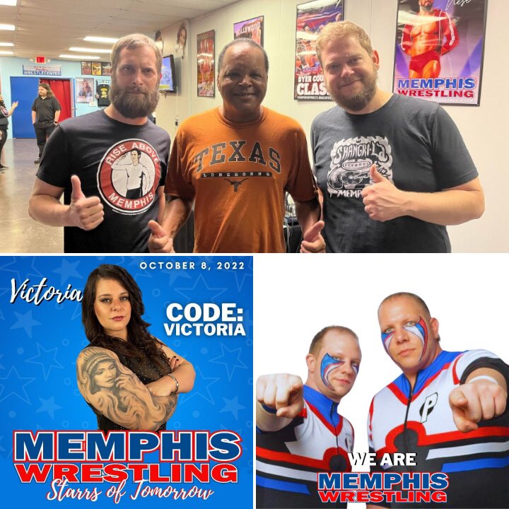 OfMarksAndMen's tweet photo. We’re back with a new episode! This week we got wrestling vet Tim Hyde, Wrestlecenter trainee Victoria, and @CW30Wrestling tag champions The Posse. Also Brian rants about his boy CM Punk, Johnny Wrestling returns, Dexter Lumis is a future star and more!  

https://t.co/WZn1y7Gkgm https://t.co/ezBN32c5aA