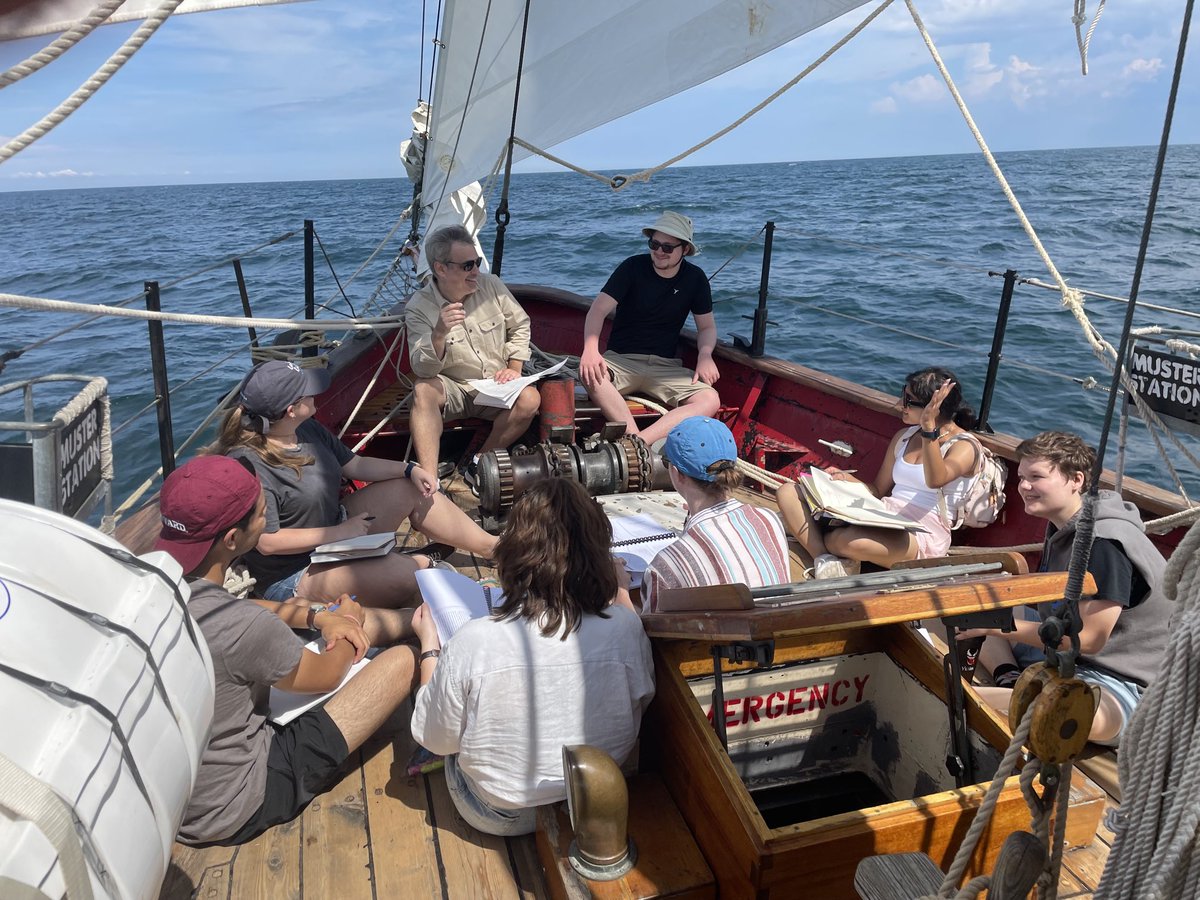 Class has begun ⁦<a href="/HistoryHuron/">Huron History Dept & Community History Centre</a>⁩!