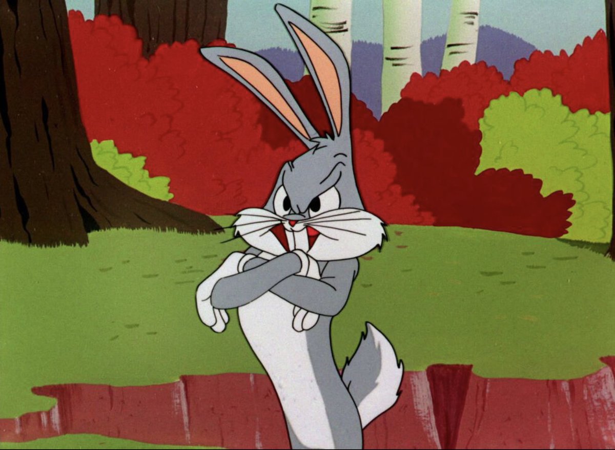 Brazentunes's tweet photo. Been practicing backgrounds. Surprisingly the bushes gave me the most grief ๐
#bugsbunny #backgroundredraw https://t.co/4i8PE8DAXv