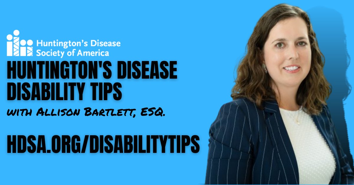 HDSA's tweet photo. #HDDisabilityTips Blog: Hiring a Lawyer.
Read the latest post at https://t.co/JbGCNiqqQE
#LetsTalkAboutHD #HuntingtonsDisease #HDSAFamily https://t.co/aaAtRmwOSo