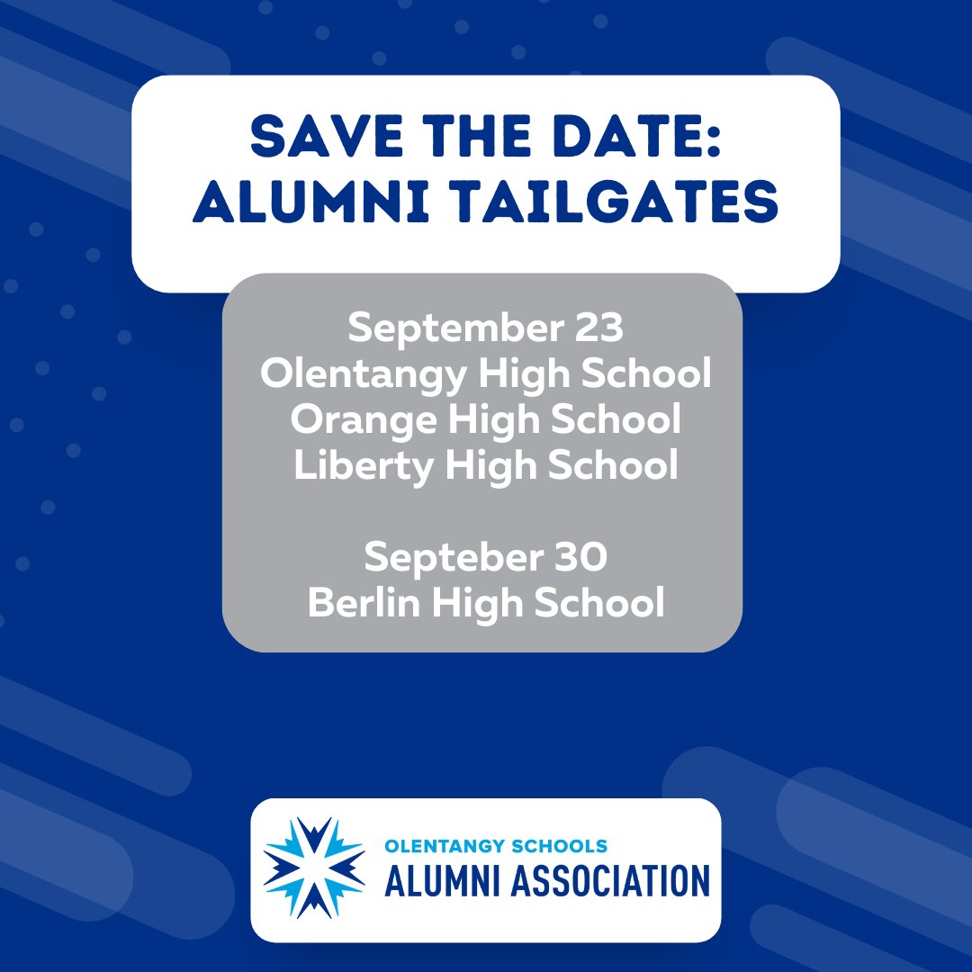 Save the date for the upcoming alumni tailgates that will be held in conjunction with the fall Homecoming football games. Details will be announced as they become available.