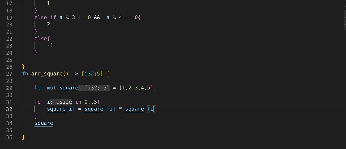 mychcoder's tweet image. Day 28 of #100DaysOfCode 

Completed two challenges on how to write functions that return integer values and arrays.

Been away for writing code over a week. Hoping to make this week better. 😊

#rustlang
