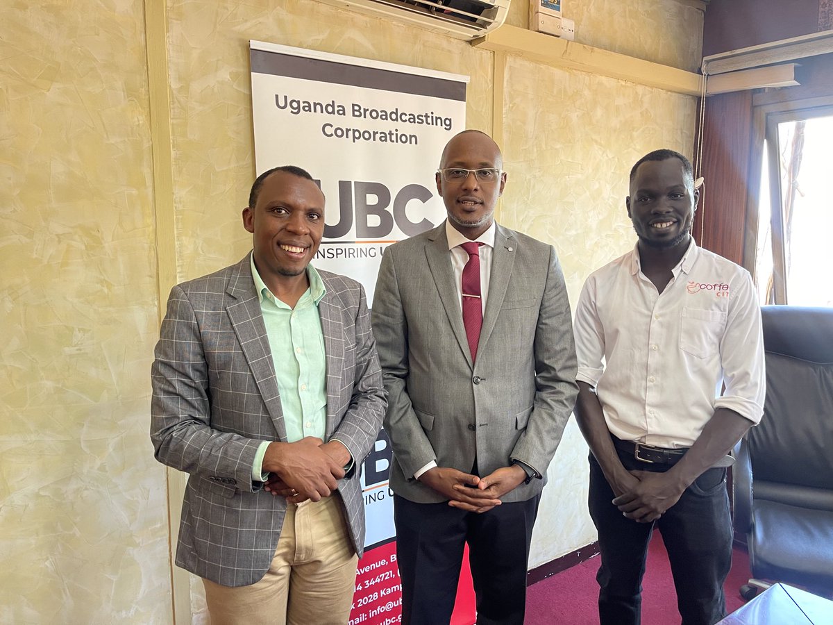 TugumeNelsonO's tweet photo. Today discussion with the Ambassador Karem and ⁦@MauriceMugisha⁩ on coffee value addition, market access with niche global markets for premium prices  for increased incomes and foreign exchange ⁦@FrankTumwebazek⁩ @ https://t.co/zXDwq9yRSa