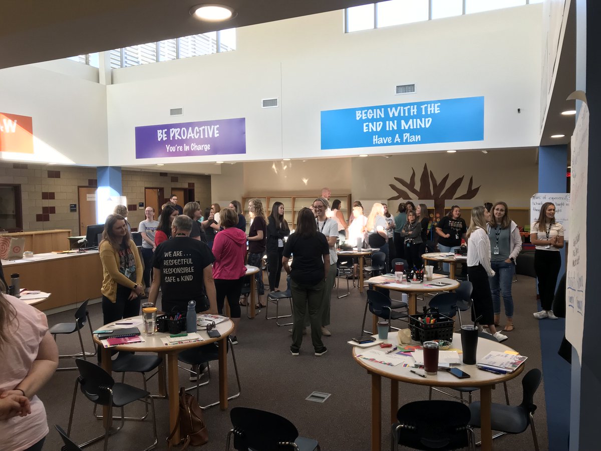 It was a great morning welcoming staff back to the building for workshop week! I can't wait for a great year with these amazing educators!