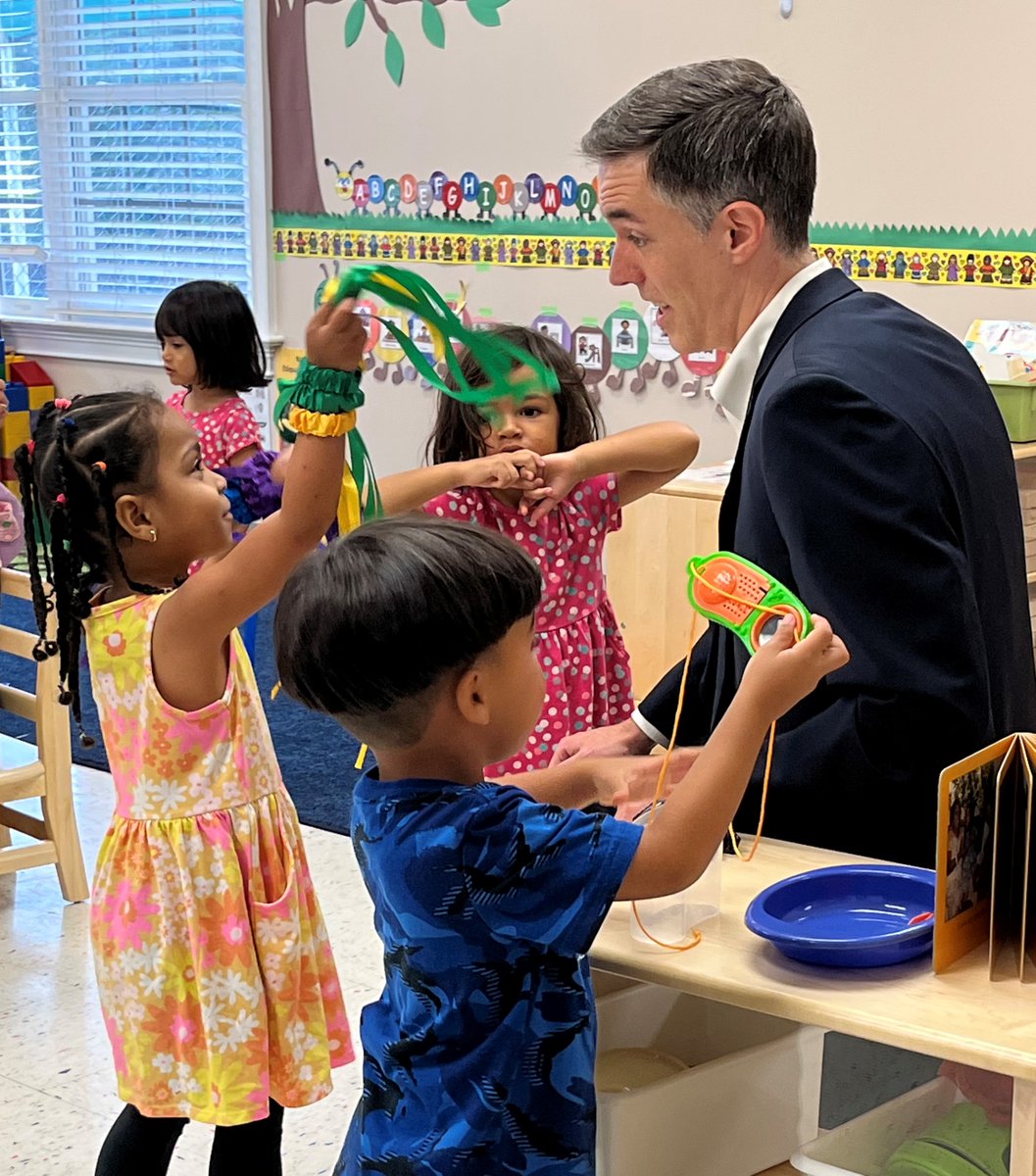 Today Wake County took a major step forward.  This morning, we welcomed the very first class of 100 students to “Wake ThreeSchool,” an innovative new pre-K program designed to give low-income 3-year-olds access to high-quality early childhood education. /1