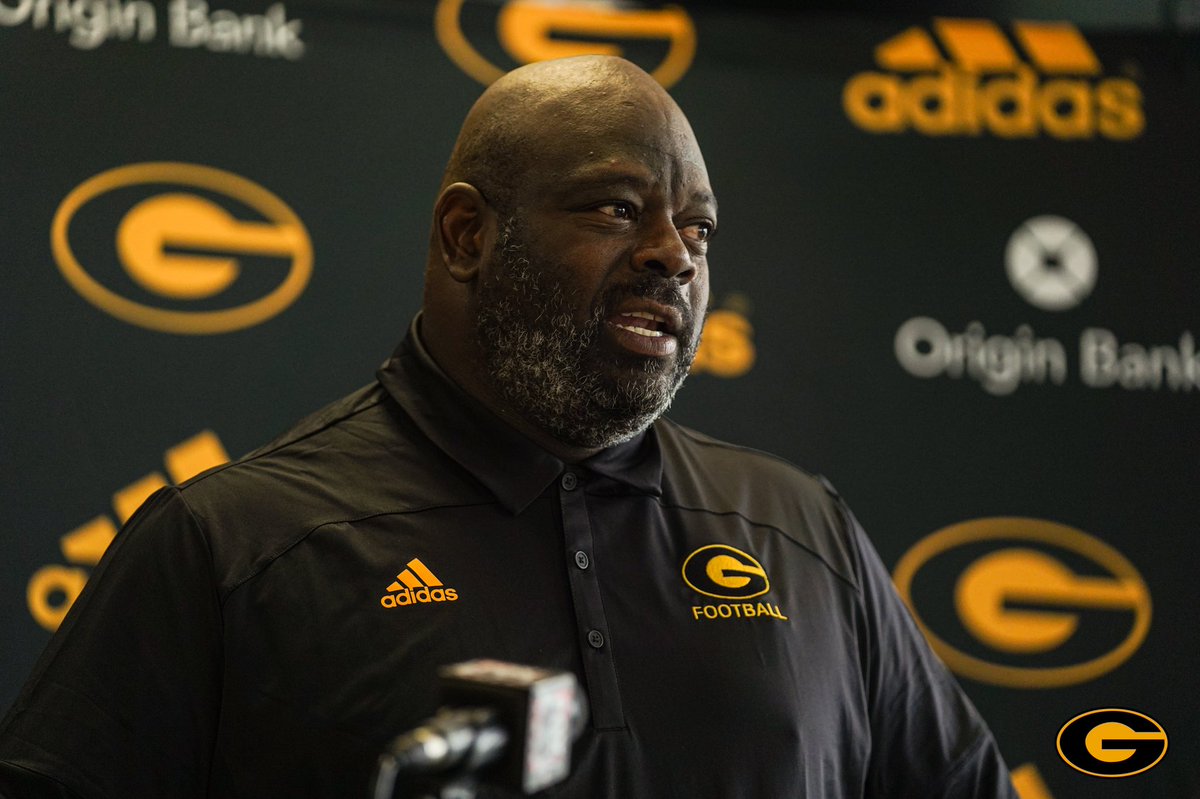 GSU Associate Head Coach/Defensive Coordinator @coacht044 during today’s presser “Why not us?…This school has been THE school because of Coach Rob…Grambling is Grambling…this school is supposed to be up. We’re Grambling” #GramFam | #ThisIsTheG🐯🏈