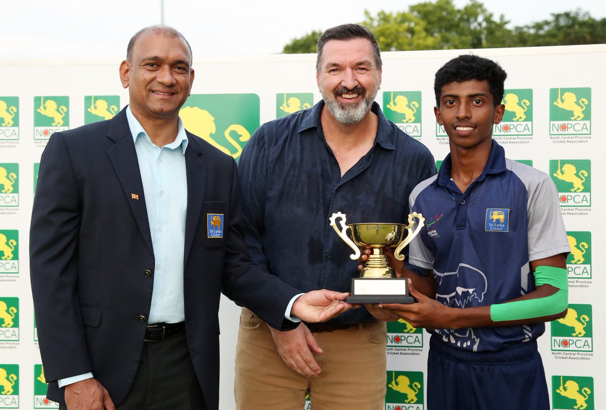 OfficialSLC's tweet photo. Colombo North were crowned champions of  the Under 17 Sri Lanka Youth League as they beat Kandy by 19 runs in the finals.

Best Batsman– Supun Waduge (Kandy)

Best Bowler– Garuka Sanketh (Colombo North)

Player of the Tournament – Dinura Kalupahana (Galle) 

#SLU17 https://t.co/BrJ4sg8MHg