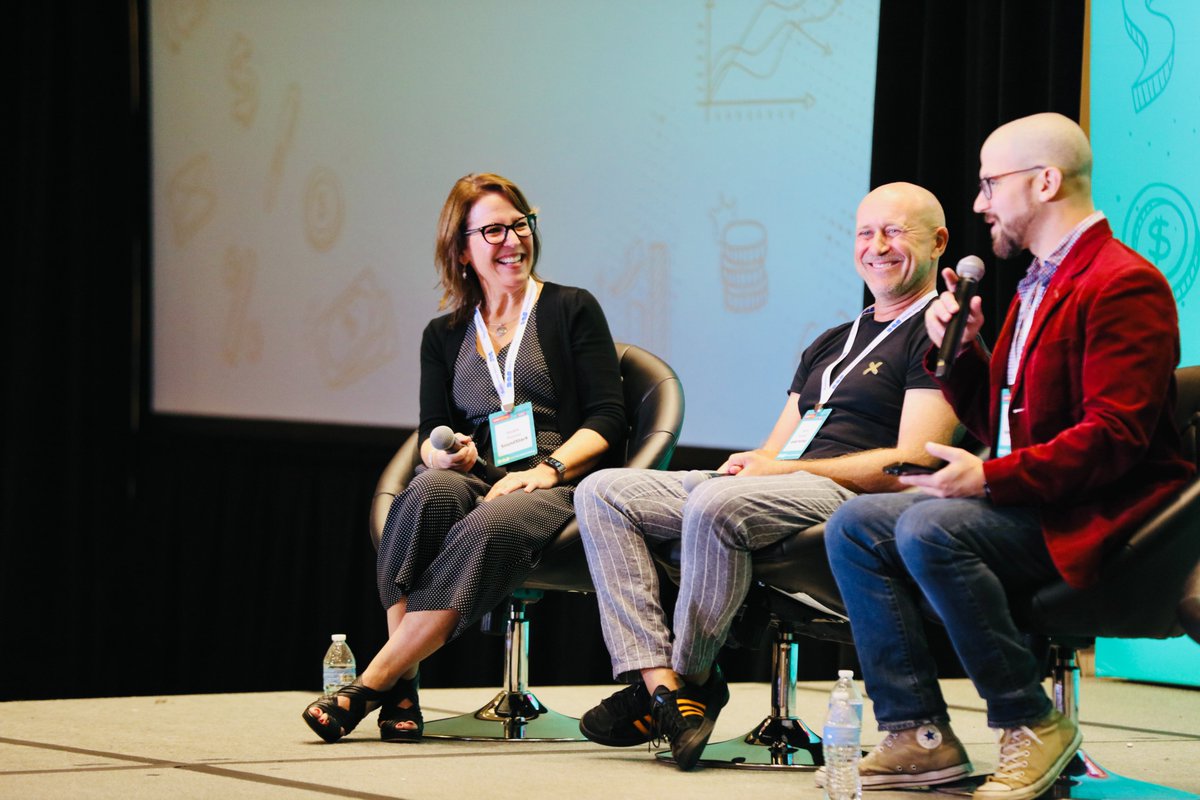 SoundStackHQ's tweet photo. .@PodcastMovement 2022 is officially a wrap!
Some highlights: Our very own @RockieThomas spoke at the @SoundsProfNews Business Leaders Summit, some packed days of awesome sessions at the SoundStack Solutions Stage, & of course, a bunch of great team time!
#PM22 #audiosimplified https://t.co/AXWWqT2GhK