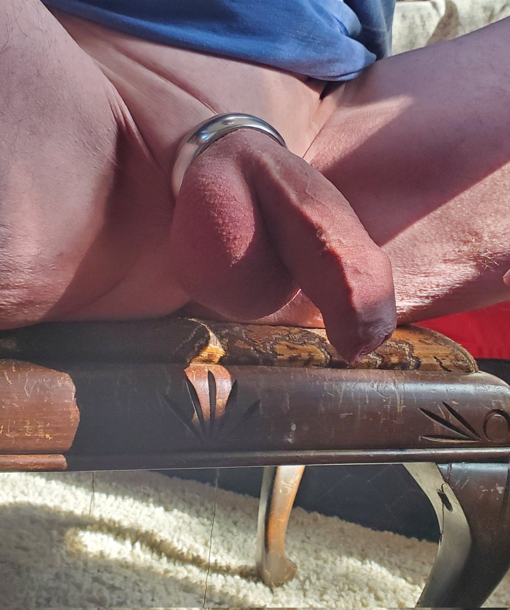 UncutHog70's tweet photo. It's #masturbationmonday.  Do you 'bate to the Hog?  Silly question, of course you do.  

#foreskin #cockring #shavedcock #bwc #uncut #uncutdaddy #dadbod #pansexual https://t.co/PsOcF3D9zG