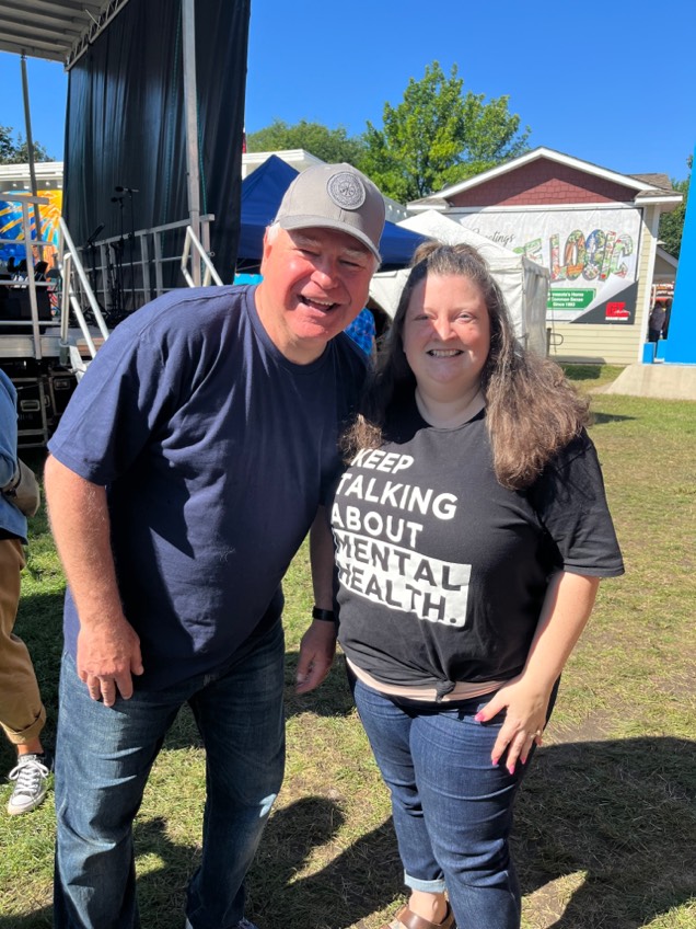 Our HR Manager Stephanie Kopp got to meet <a href="/GovTimWalz/">Governor Tim Walz</a> after hearing him and <a href="/LtGovFlanagan/">Lt. Governor Peggy Flanagan</a>  talk about the importance of #mentalhealthawareness in our state!