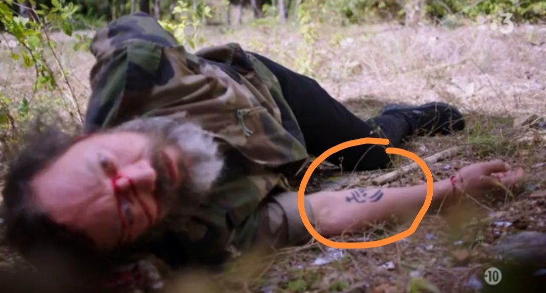 MartineauQ's tweet photo. @Nanarland Le méchant a un tatouage du coeur Vendéen sur l'avant bras. Comme si notre peuple n'avait pas assez souffert 😭 https://t.co/KT4EjVe4xY