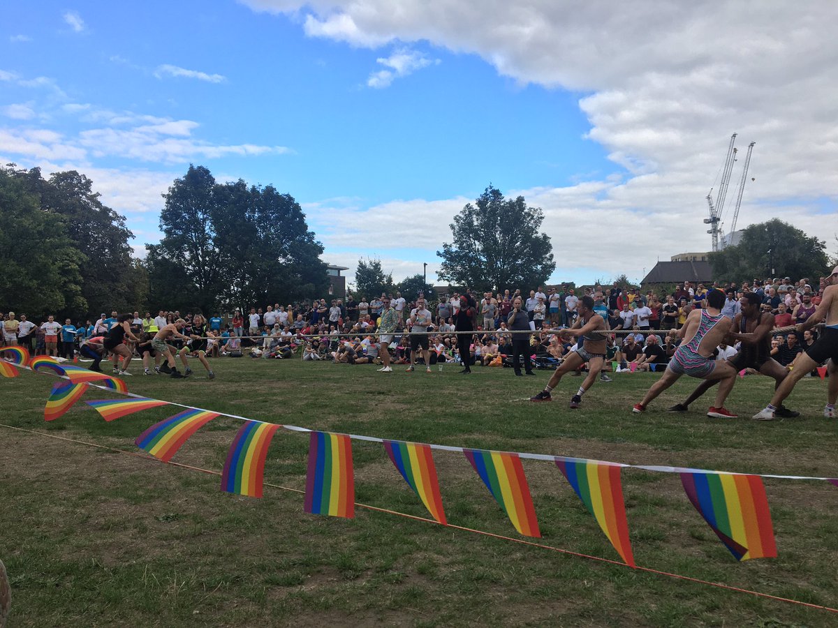 Queer sports day at the RVT in Vauxhall ☀️🌈