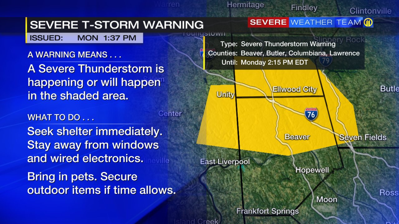Stephen Cropper on Twitter "SEVERE THUNDERSTORM WARNING has been