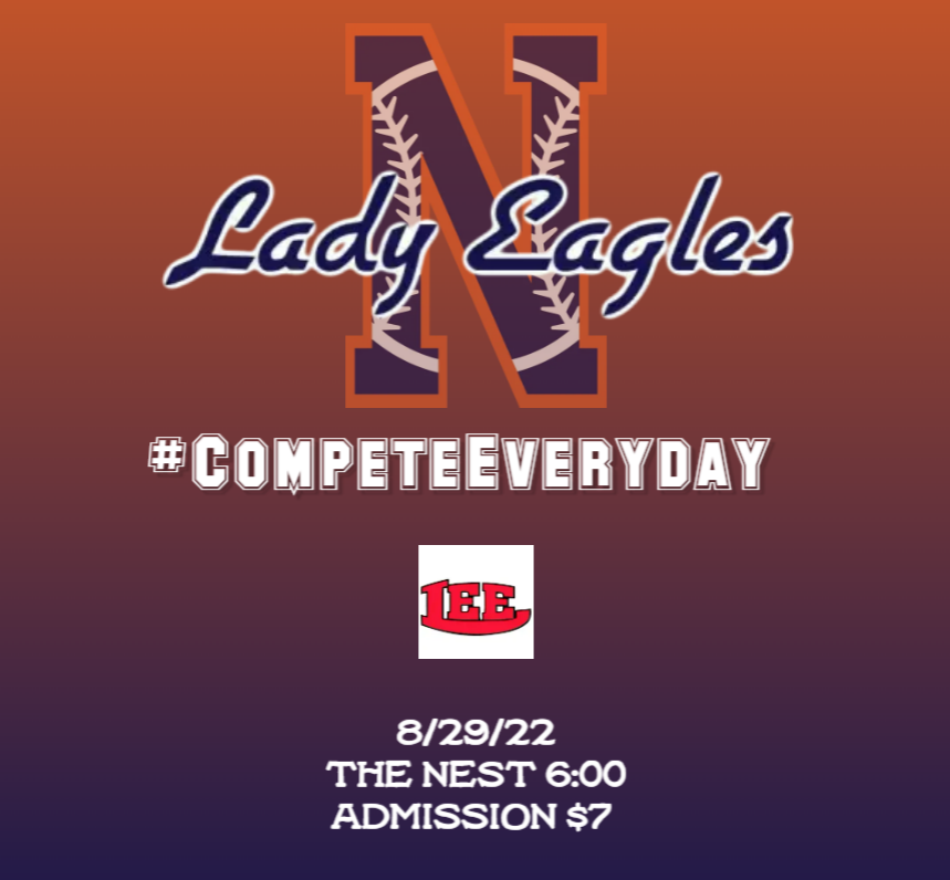 NHS_Fastpitch's tweet photo. Eagles hosting their Region home opener against Lee Co. today at 6:00. We are having a $1000 raffle drawing tonight as well. Come out and support your Eagles and try your luck. #CompeteEveryday https://t.co/H2KDOn3uZm