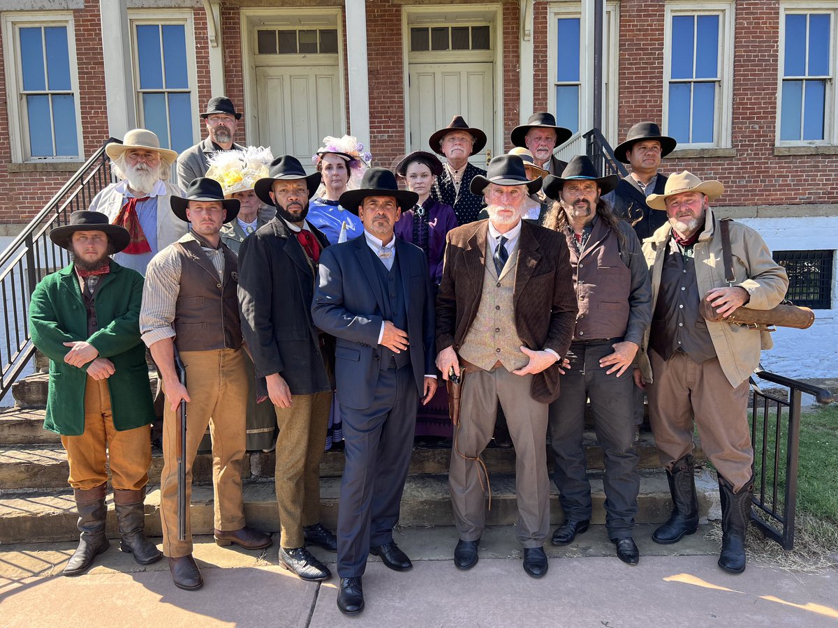 EricHhse's tweet photo. Thanks to the 200+ cast, crew and suppliers who collaborated to make our shoot week in Fort Smith an epic  success! Big things happening with THE LEGEND OF BELLE STARR https://t.co/rEeWyY6YT4