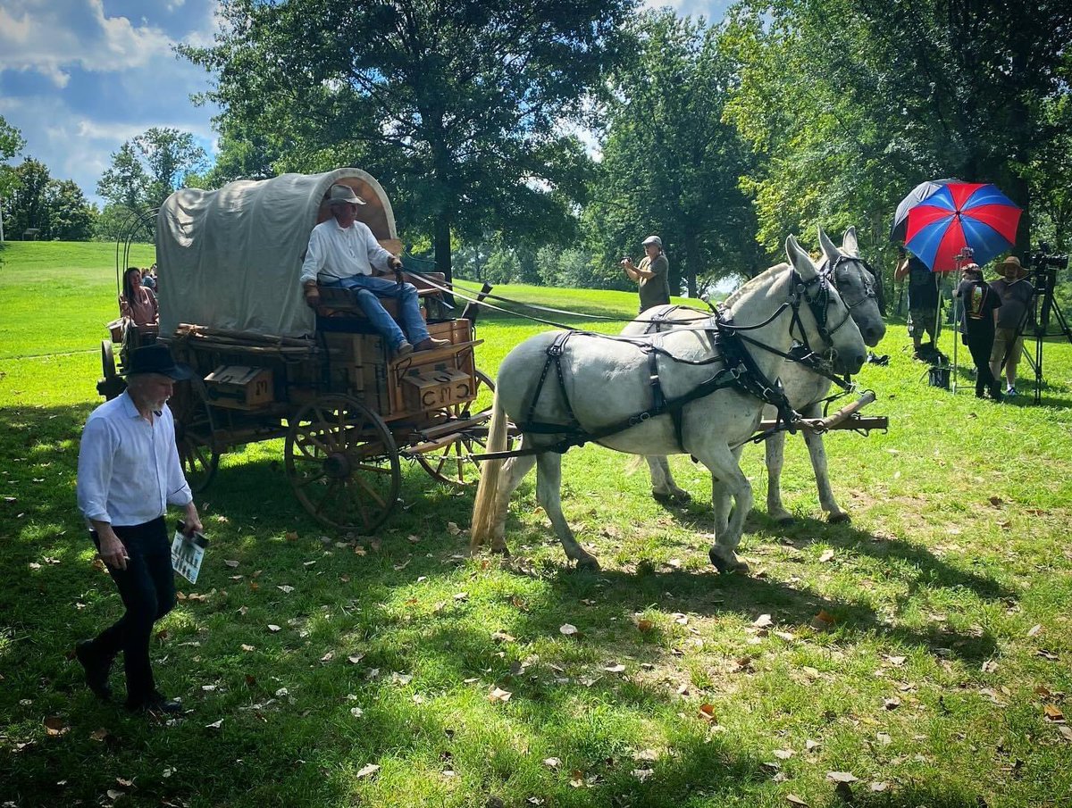 EricHhse's tweet photo. Thanks to the 200+ cast, crew and suppliers who collaborated to make our shoot week in Fort Smith an epic  success! Big things happening with THE LEGEND OF BELLE STARR https://t.co/rEeWyY6YT4