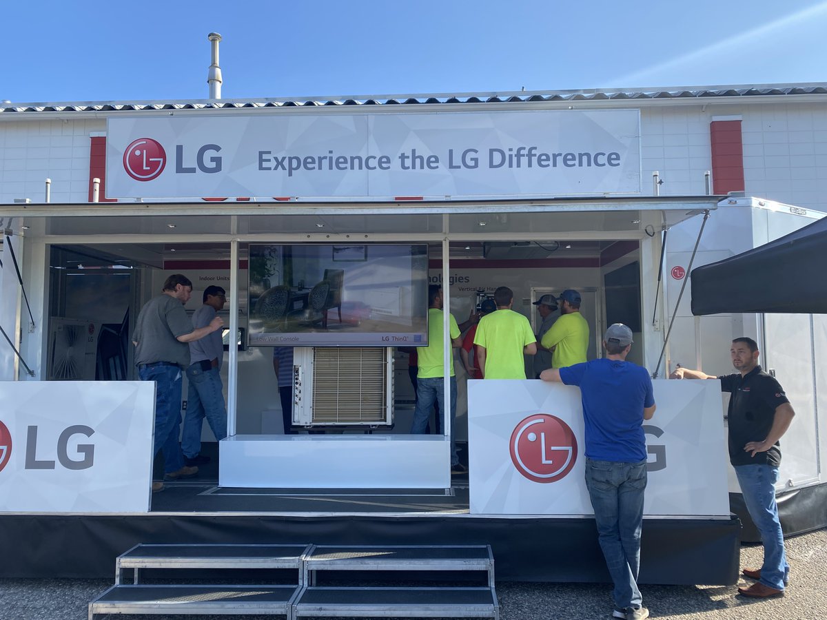 LGHVACUSA's tweet photo. Another great LG Residential Roadshow event with SPS, where we were joined by their customers in Mankato MN to showcase LG’s leading-edge HVAC solutions. Thank you to SPS' Matt Neubauer, Bobby Becker and LG’s Charlie Elliott! #LGRoadshow https://t.co/yL3CArbytn