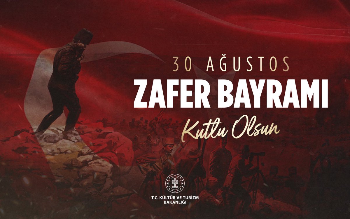 Büyük zaferimizin 100’üncü yıl dönümünde başta Gazi Mustafa Kemal Atatürk olmak üzere, Kurtuluş Savaşı’na adını yazdıran kahramanlarımızı, tüm şehit ve gazilerimizi minnetle ve rahmetle anıyoruz. 

#30AğustosZaferBayramı'mız kutlu olsun.