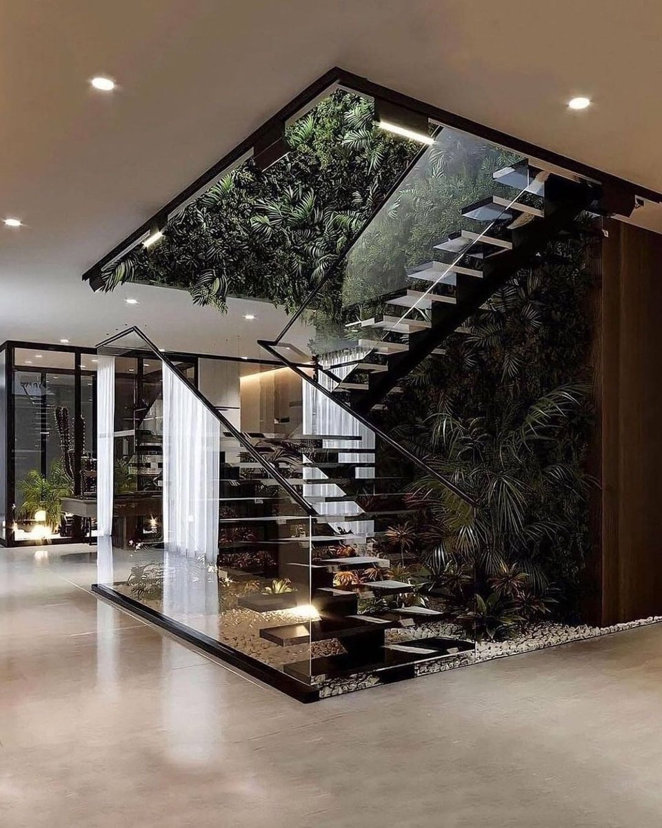 Interiorjpg's tweet photo. I want a staircase like this in my home. https://t.co/ueYmi7j03Z