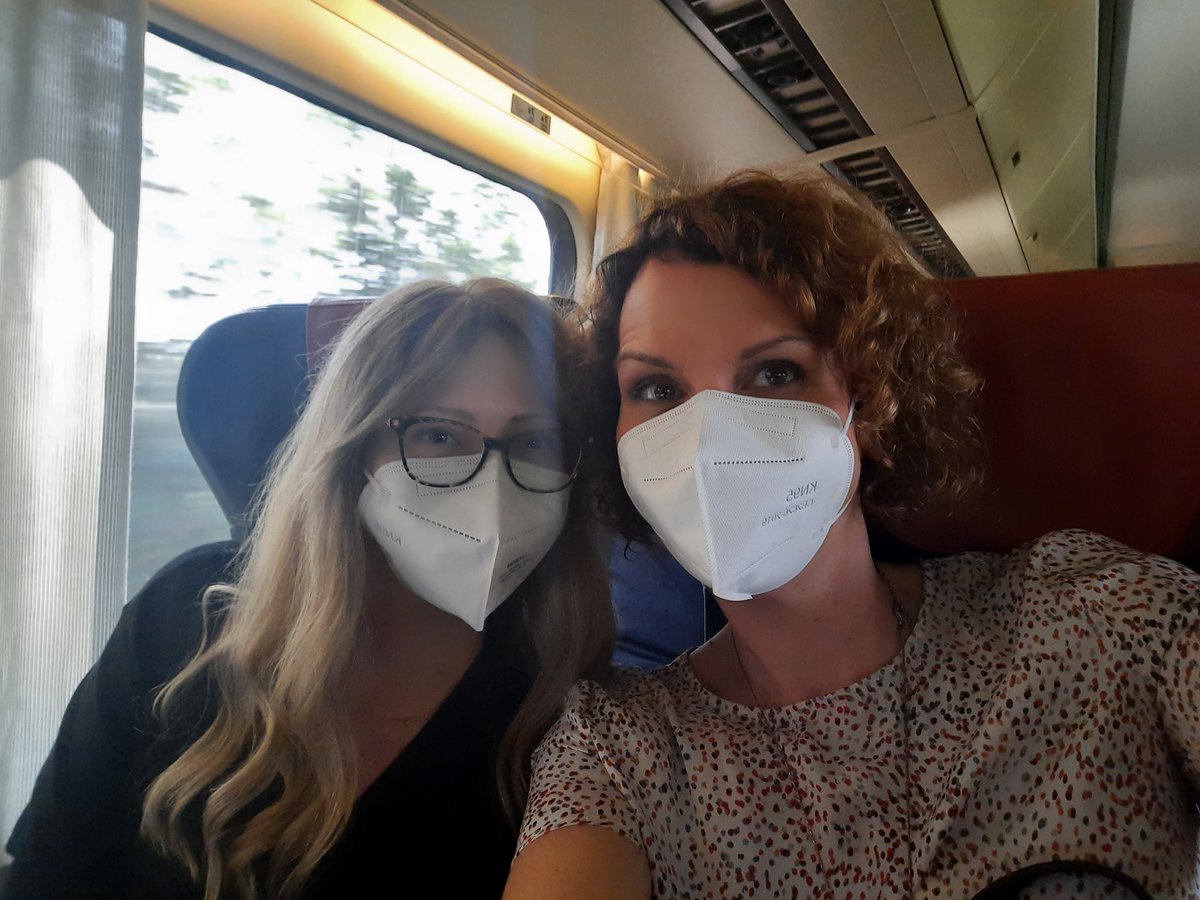 On our way to #IPOS2022 from Ottawa <a href="/nicolerutko/">Nicole Rutkowski</a> <a href="/torilangmuir/">Tori Langmuir</a>
