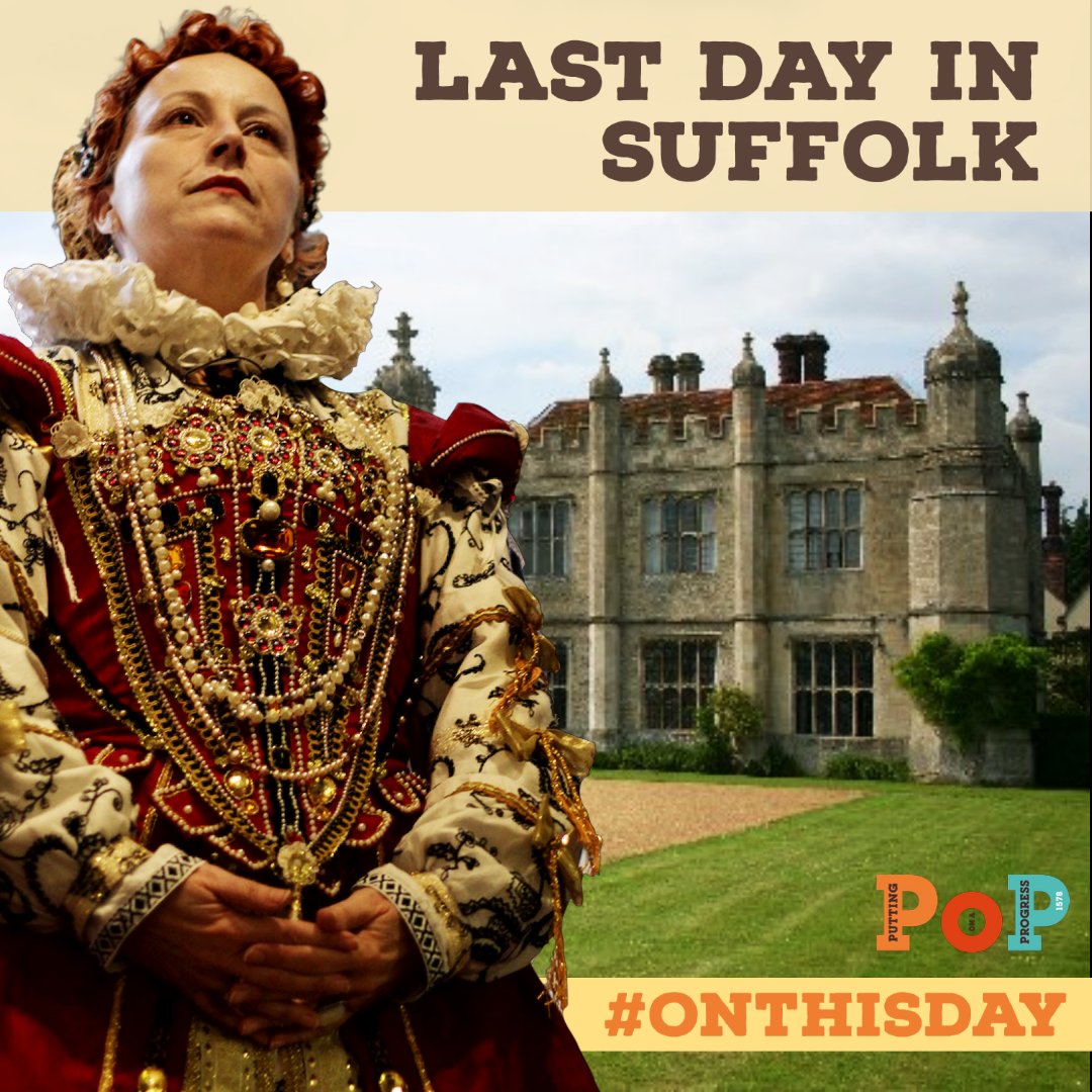 spark_curious's tweet photo. #OnThisDay Queen Elizabeth I spent her last day in Suffolk, at Hengrave Hall. After leaving Norwich the Queen returned to the serious business of dealing with religious resistance, and her stay at Hengrave Hall was no exception. @HeritageFundM_E #HereForCulture #HeritageIsOpen https://t.co/RuP0dXOPR3