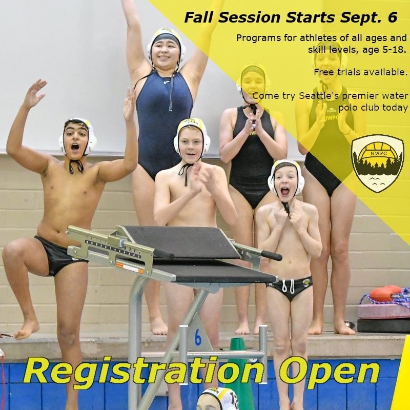 Fall session starts Sep 6! Northwest will be offering practices for athletes of all ages and skills levels, free trials are available for new families. Come try the Northwest experience and enjoy the best sport ever! #seattle #bellevue #mercerisland #washington #gonwpc