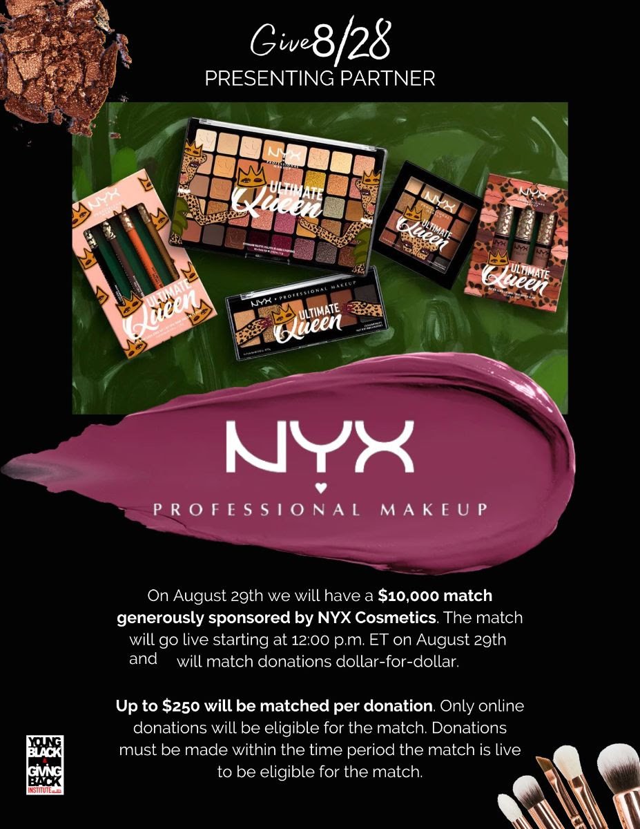 Happening Now!  Thank you <a href="/NYXCosmetics/">NYX Pro Makeup US</a> for matching all donations received for MHI's give828 fundraising campaign, Dollar for Dollar!  #YBGB #Give828 #MHI 
Donate Today, click here
give828.org/organization/M…