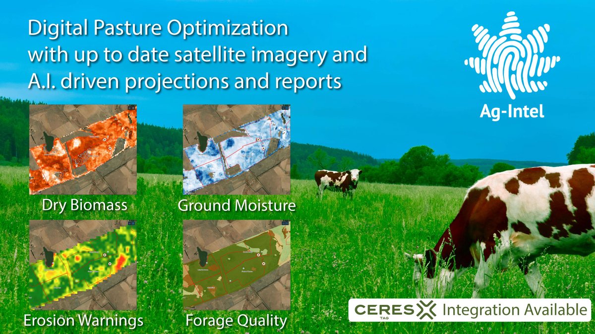- manage your cattle/pastures from one single dashboard.
- calculate forage quality and monitor stocking levels per pasture.
- keep historic records on every animal, it's AUE, age, and more.
- monitor erosion concerns or fire hazards 

#cattleranching #pasturemanagement #ranching