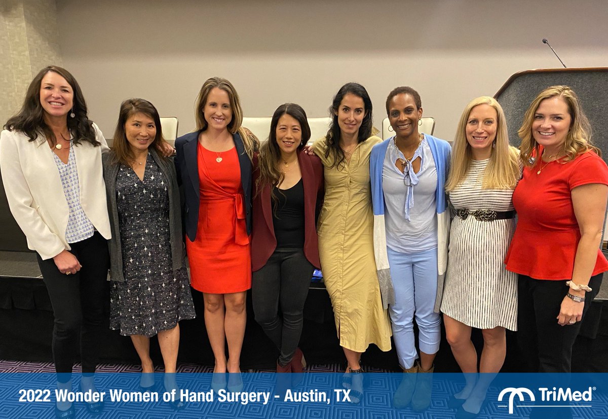 TrimedOrthoInc's tweet photo. #Womenofhandsurgery event was a huge success! Thank you to all of our attendees for joining us in Austin,TX. We wanted to extend our appreciation to our faculty for fostering an environment of learning &amp; development that explored a deeper insight into the practice of #handsurgery https://t.co/FG7R96Exot