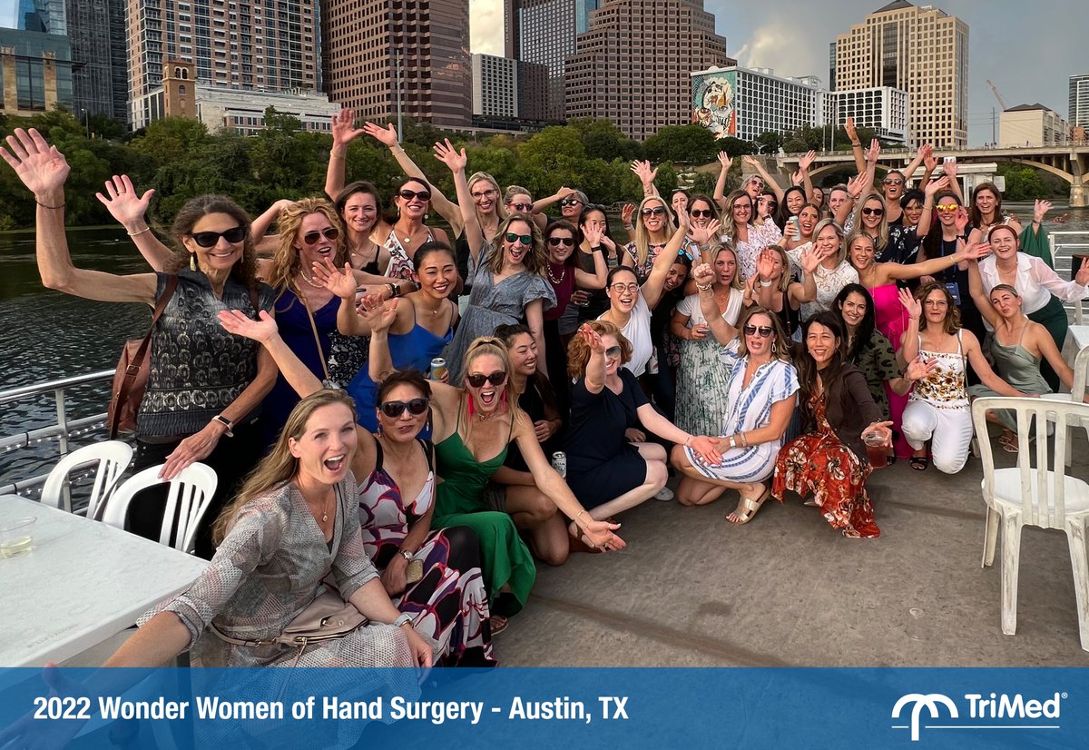 TrimedOrthoInc's tweet photo. #Womenofhandsurgery event was a huge success! Thank you to all of our attendees for joining us in Austin,TX. We wanted to extend our appreciation to our faculty for fostering an environment of learning &amp; development that explored a deeper insight into the practice of #handsurgery https://t.co/FG7R96Exot