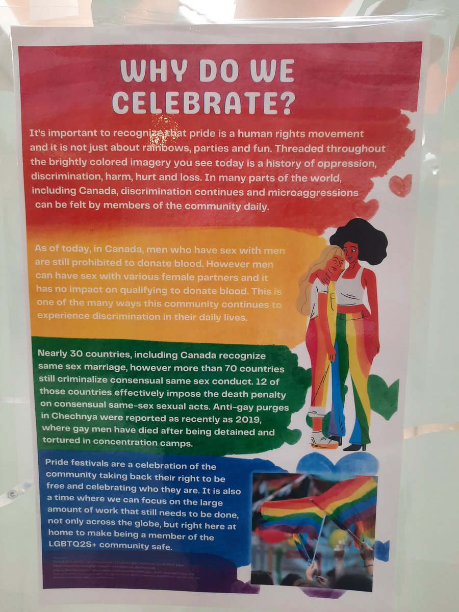 glendaduruptAHS's tweet photo. Happy #YYCPride to staff, volunteers and patients at the PLC. Stop by our booth and Gallery walk to give us your ideas on "How do we continue to improve the culture of inclusivity at the PLC?"
#AHSPride #PLCPositivity #loveislove https://t.co/gZoKcoNoSf