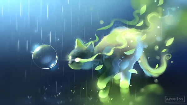 More of my fantasy cats also featuring nature and storm cat! (=`ω'=) 