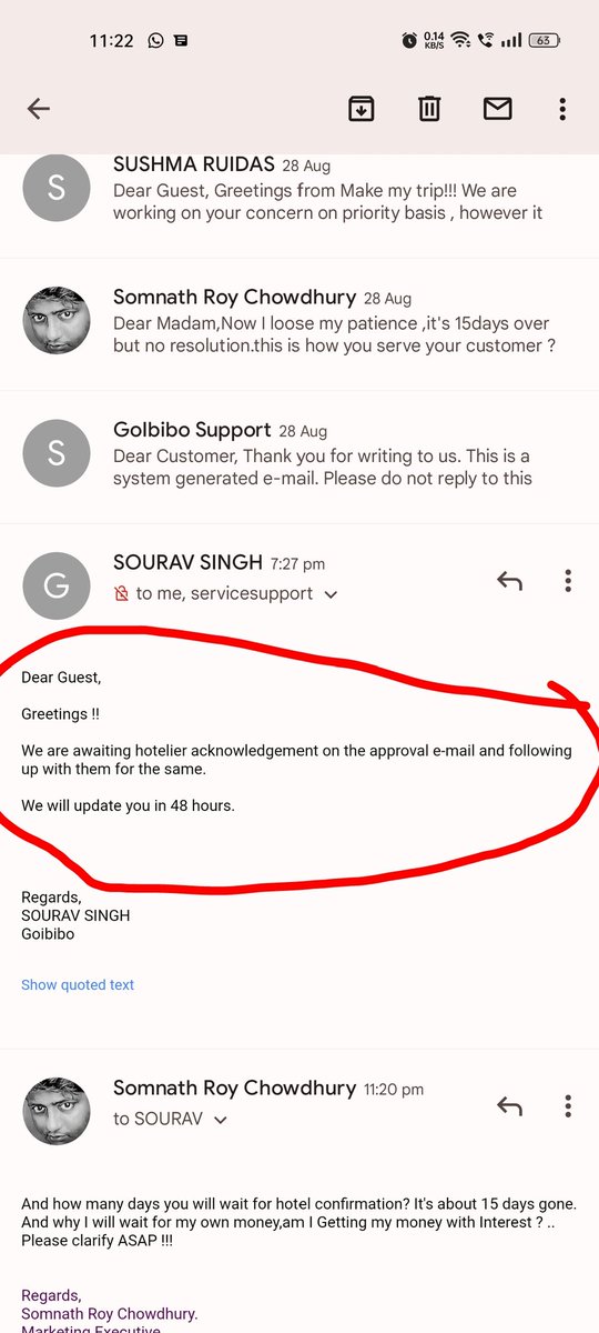 somroy88's tweet photo. @GoibiboSupport If you refund my money then what is this.. Clarify here.. https://t.co/4oKHDMklhF